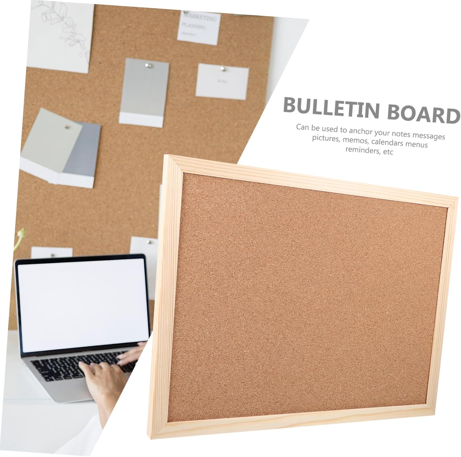Office Bulletin Board Wall Decor Creative Message Board Display Cork for Walls Bulletin Reminder Message