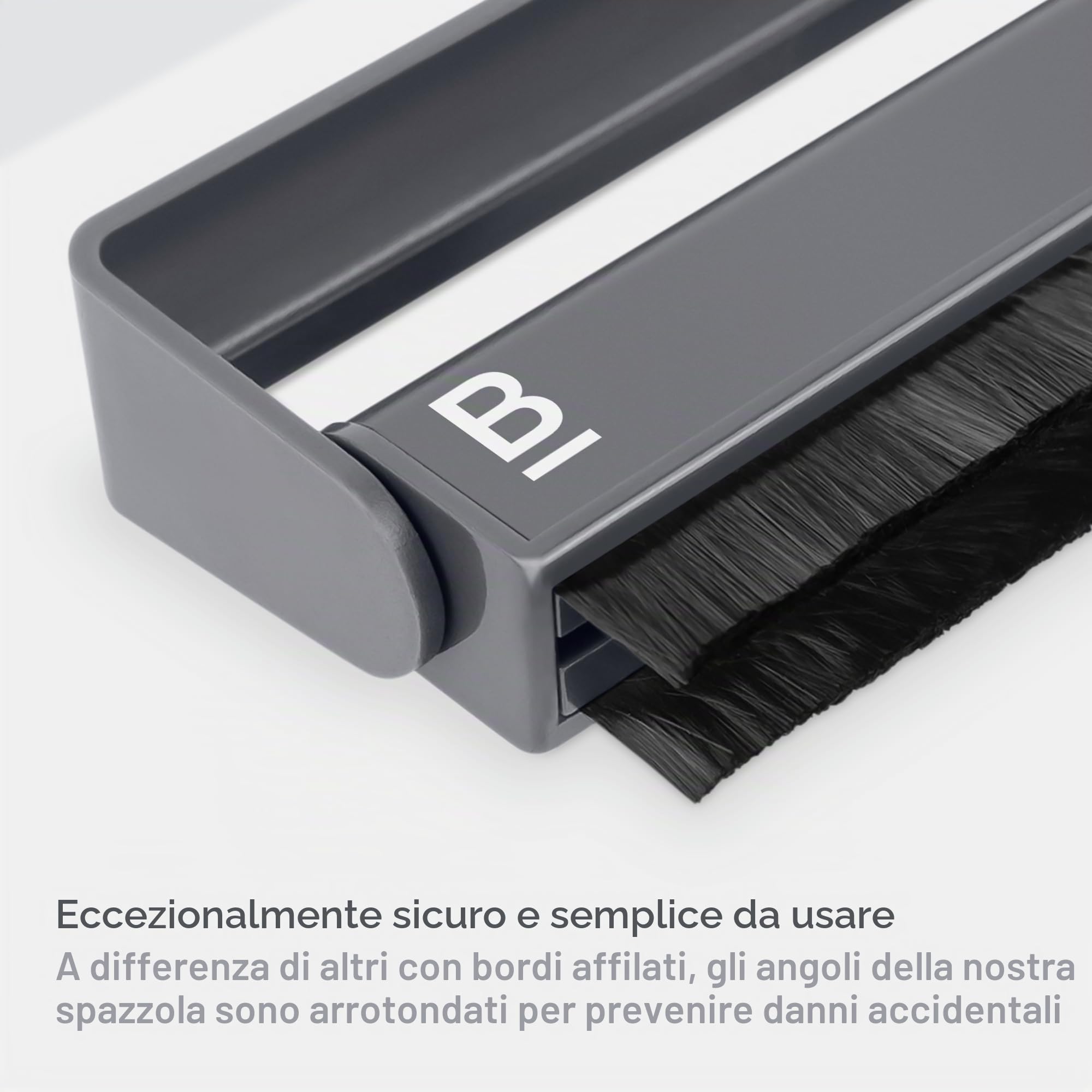 Boundless Audio - Spazzola per pulizia record in fibra di carbonio antistatica per vinile