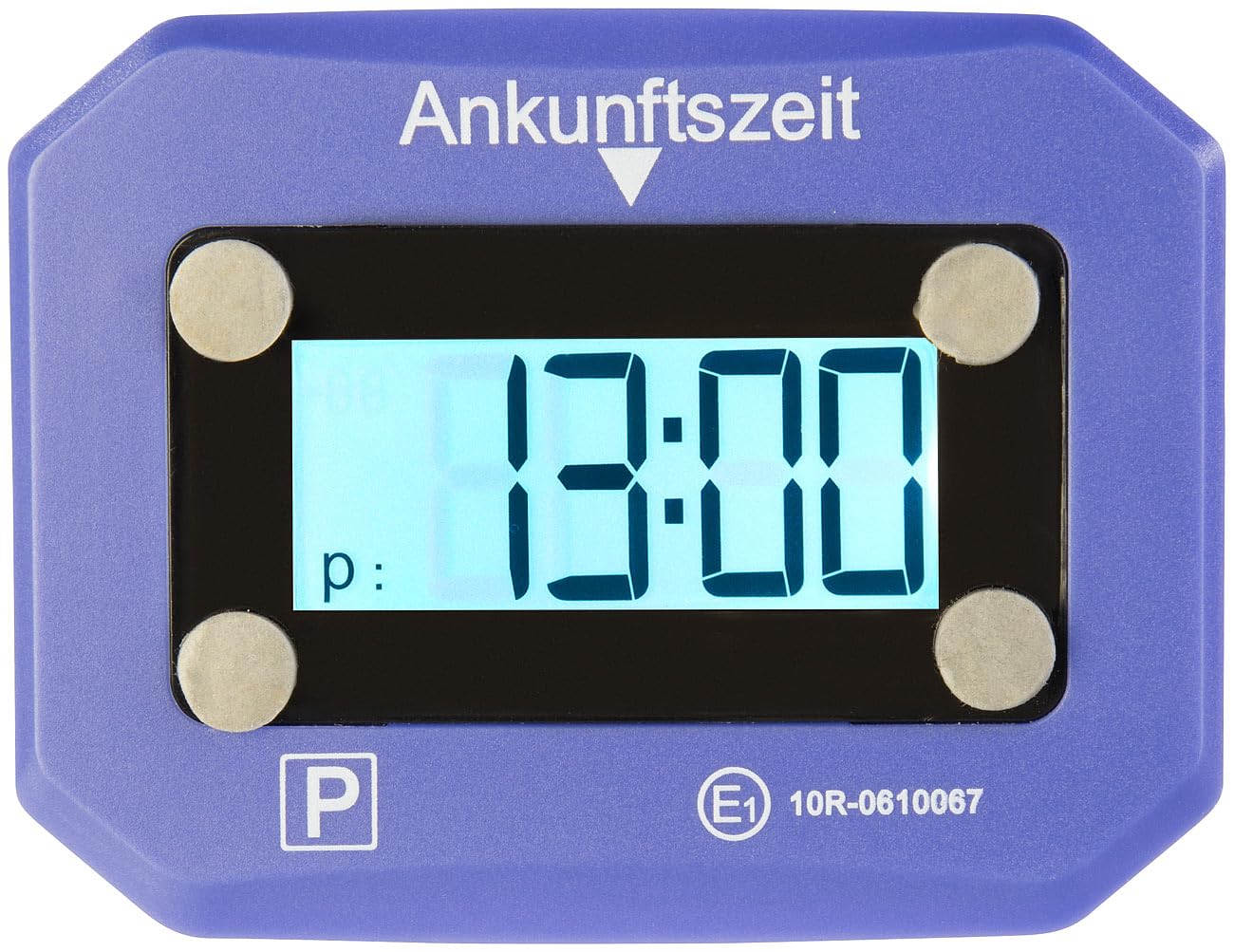 Lescars Elektonische Parkscheibe: 4er-Set ultrakompakte, Digitale e-Parkscheiben mit ECE-Zulassung (Elektrnische Parkscheibe, Auto, Elektronische)