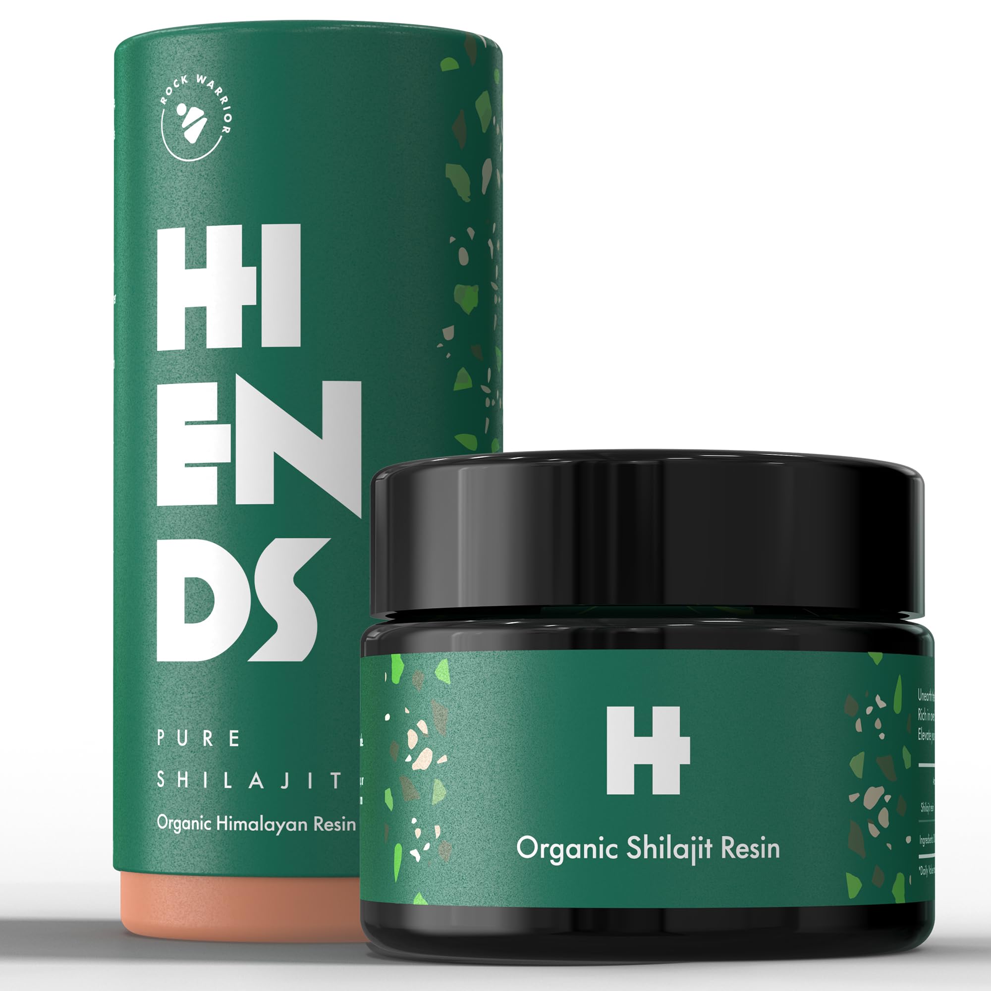 Rock Warrior Natural Shilajit Resin with 85%+ Fulvic Acid – Pure Himalayan Mineral Resin for Natural Energy, Focus, and Vitality – Authentic Gilgit-Baltistan Source