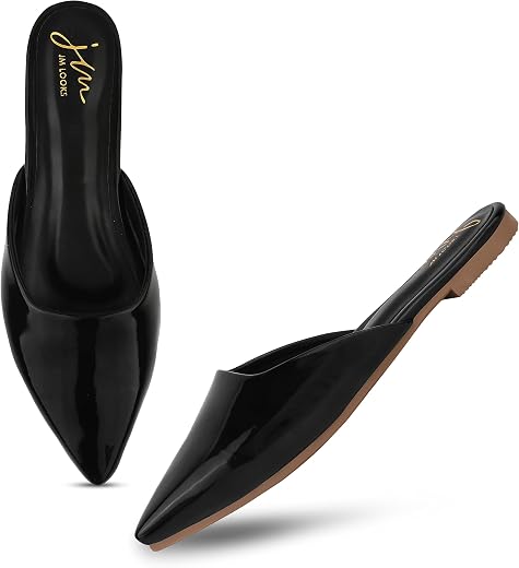 JM LOOKS Fashion Stylish Casual Open Back, Bellies Sandal Fancy Solid Comfortable Sole For Womens &amp; Girls