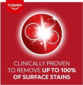 Colgate Max White Luminous Toothpaste 125ml, Teeth Whitening Toothpaste with Clinically Proven Formula that Removes Up to 100% of Surface Stains