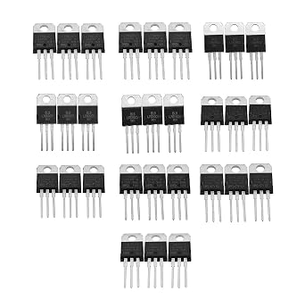 10 Values Total 30PCS TO-220 High-Current Positive Voltage Regulator ICLM317 L7805 L7806 L7808 L7809 L7810 L7812 L7815 L7818 L7824