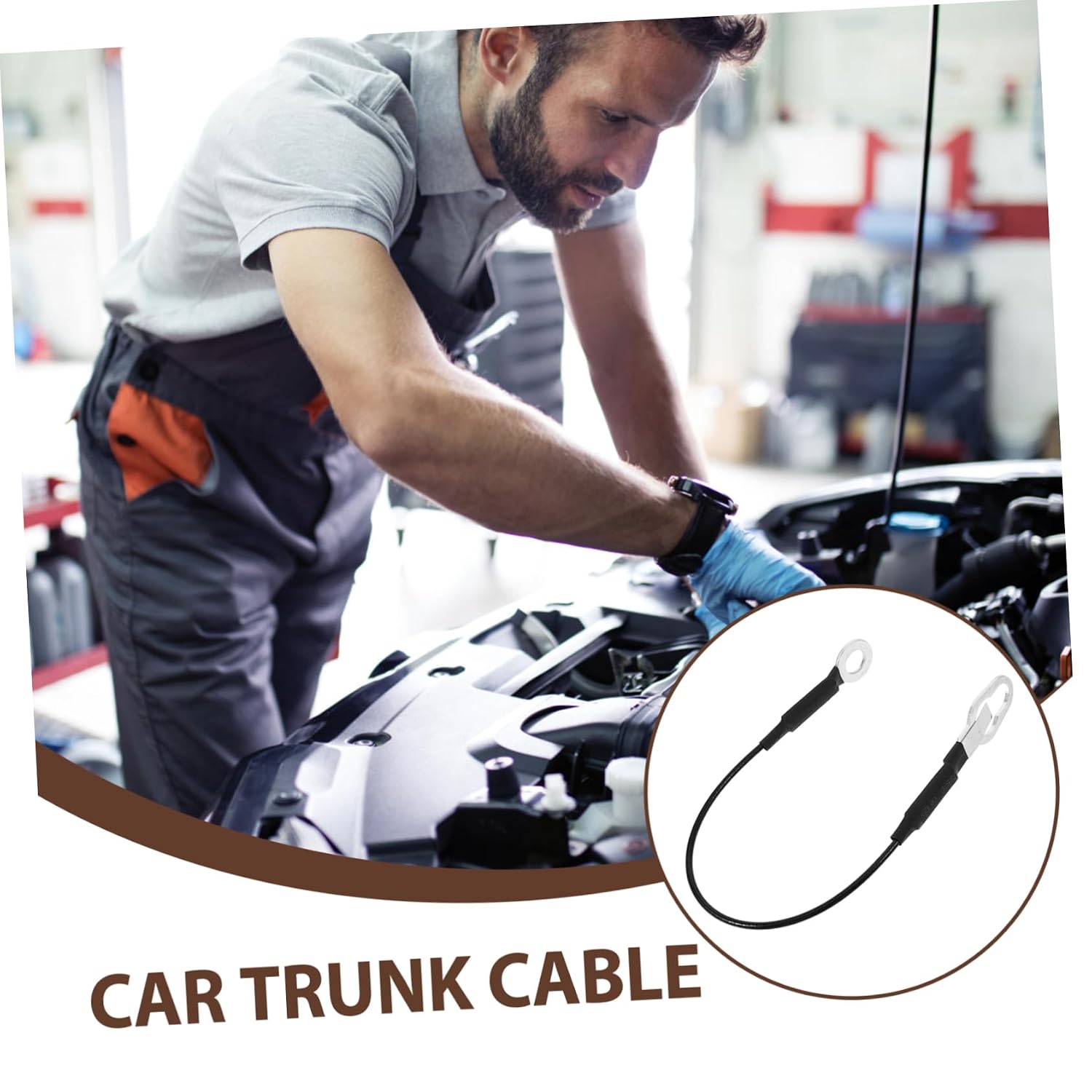 Car Tailgate Cable Kit Replacement Tailgate Support Cable for Easy Install Wire Holder Automotive