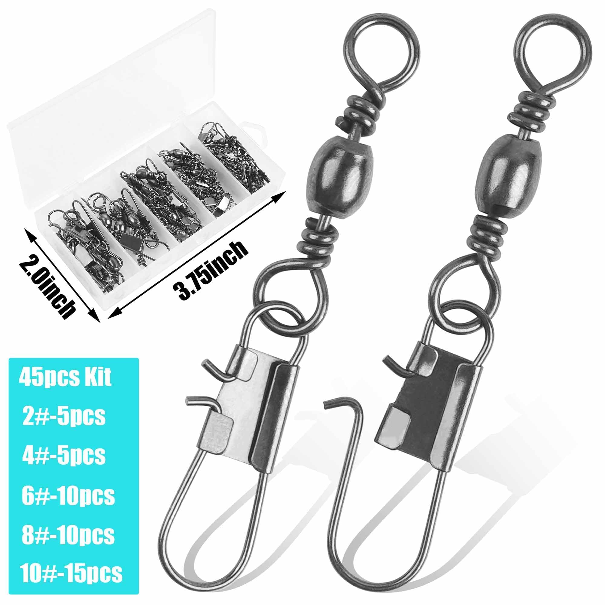 Fishing Swivels & Snaps - Stainless Steel -5