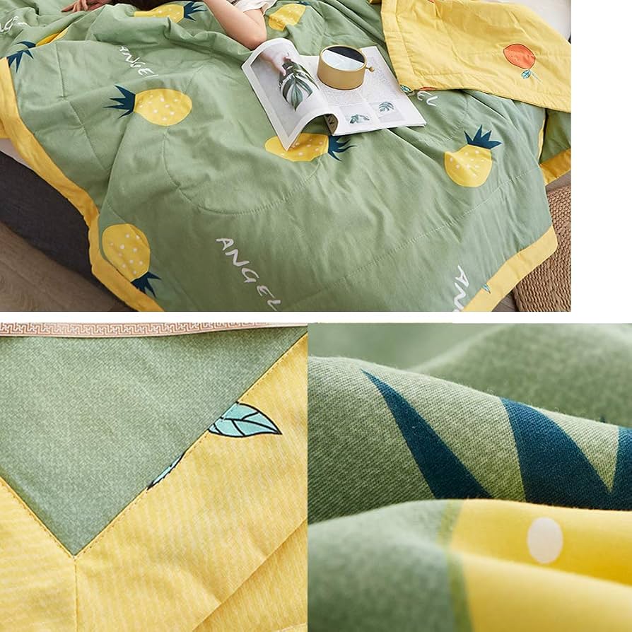 Trapuntino Copriletto Matrimoniale 180x200 Cm – Stampa Geometrica Reversibile | Microfibra Morbida Fresca, Traspirante, Lavabile In Lavatrice | Perfetto Per Estate E Mezza Stagione - 3