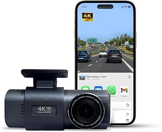 TRQD Dash Cam 4K Front and Rear 1080P Full HD | Dual Channel Car Camera with Night Vision | Loop Recording | G-Sensor Cras... Price In India