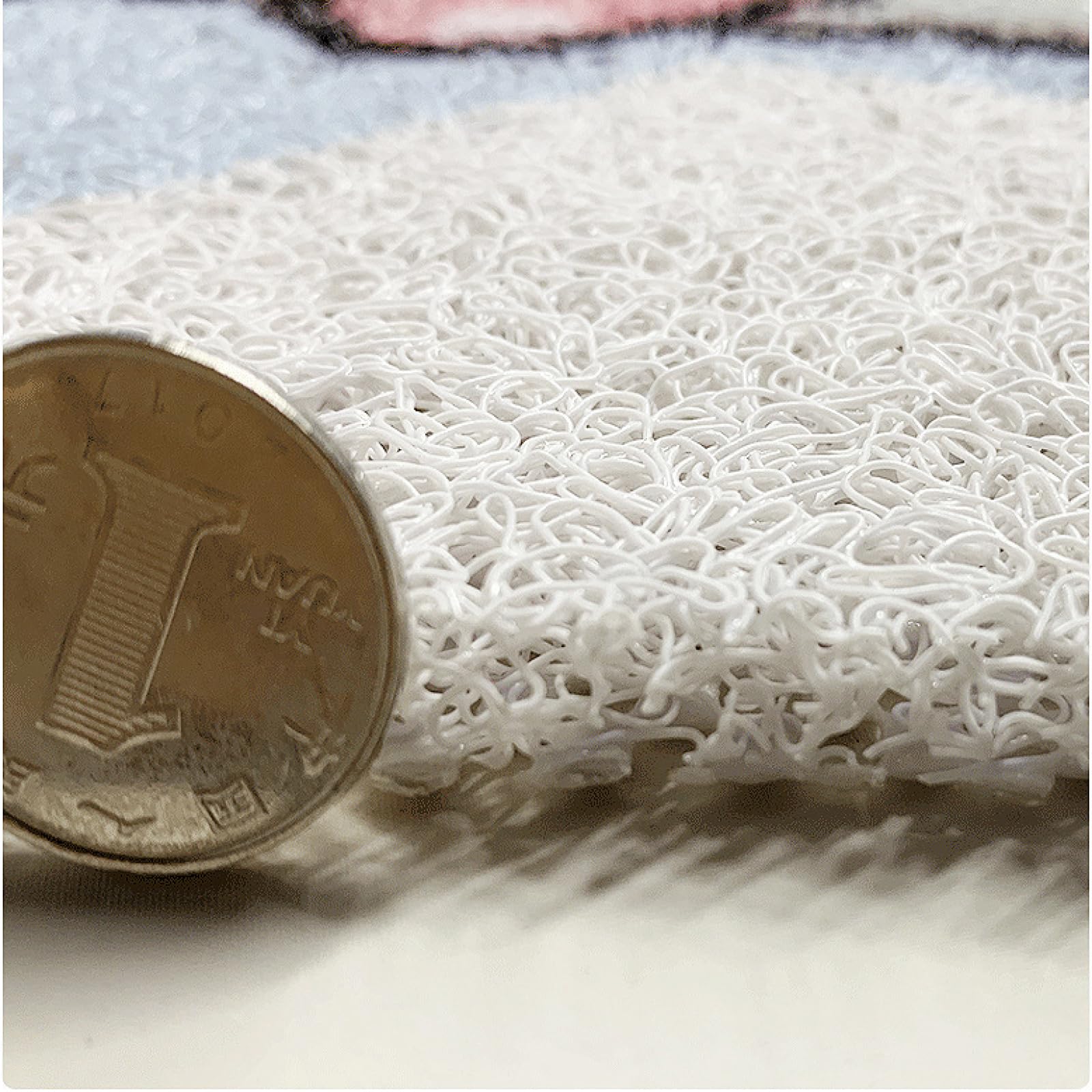 Antypoślizgowa narożna mata prysznicowa, antybakteryjna, szybkoschnąca, luffa, dywanik łazienkowy, 90 x 90 cm, kwadratowa mata drenażowa dla osób starszych, odporna na pleśń, akcesoria łazienkowe