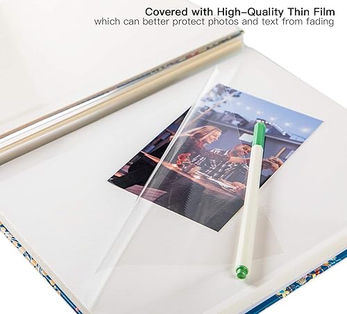 Miniatura 4 de Álbum de fotos autoadhesivo, álbum de recortes magnético con 40 páginas, tapa dura, álbum de fotos familiar para bebés