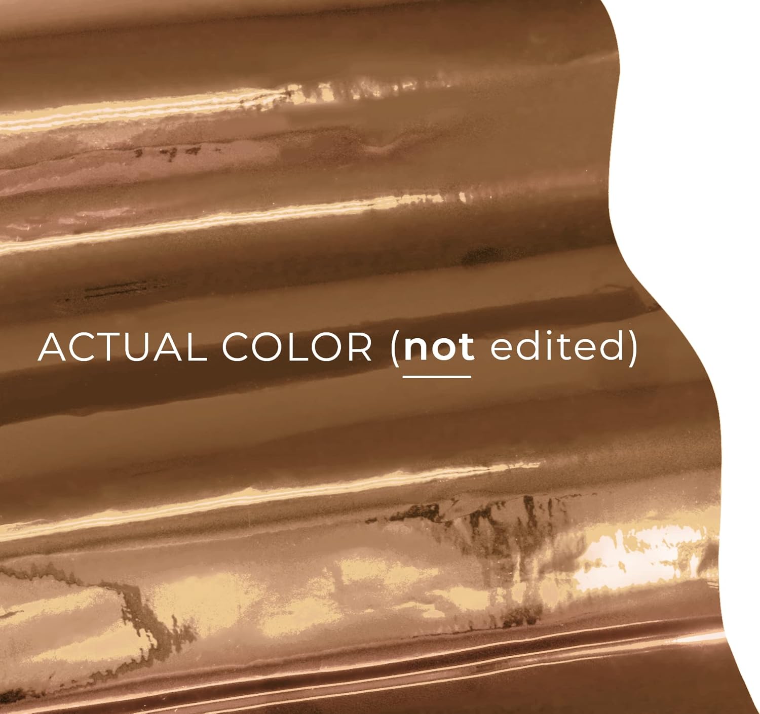 VViViD Chrome Rose Gold Gloss DECO65 Permanent Adhesive Craft Vinyl Roll for Cricut, Silhouette & Cameo (7ft x 1ft Roll)