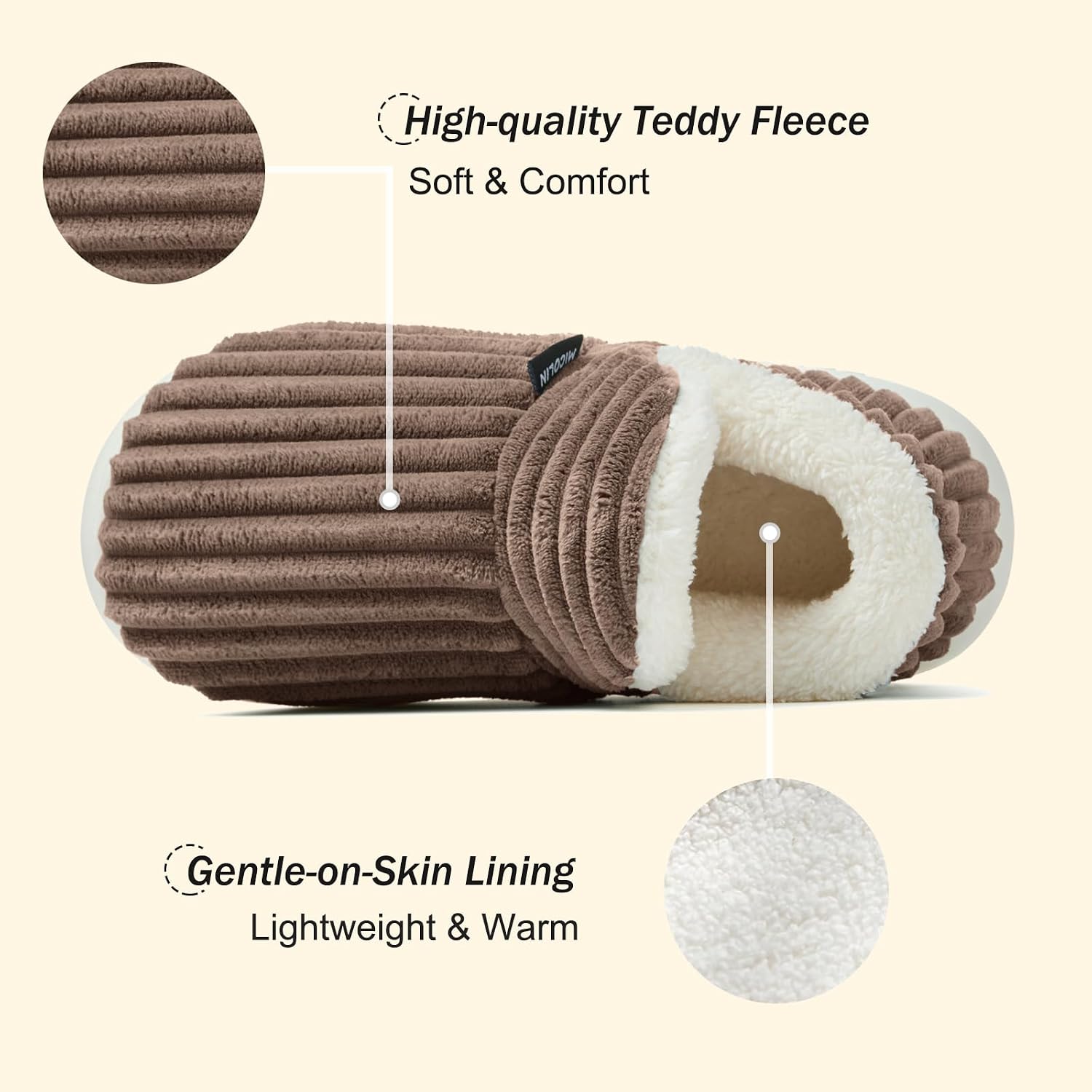 Donpapa Slippers Women Men House Cozy Booties Fuzzy Winter Cute Ladies Fluffy With Memory Foam Plush Soft Indoor Outdoor Slipper Shoes image 4