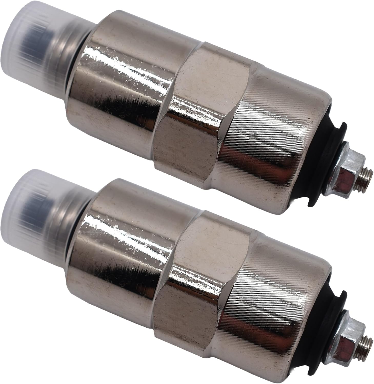 2Pcs 12V Fuel ShutOff Solenoid 83981012 7167-620B RE54064 RE22744 Compatible with New Holland Ford 675E TS100 555E TS110 655E 575E TS115 655E HW320 555E 4610N TS90 575E 675E
