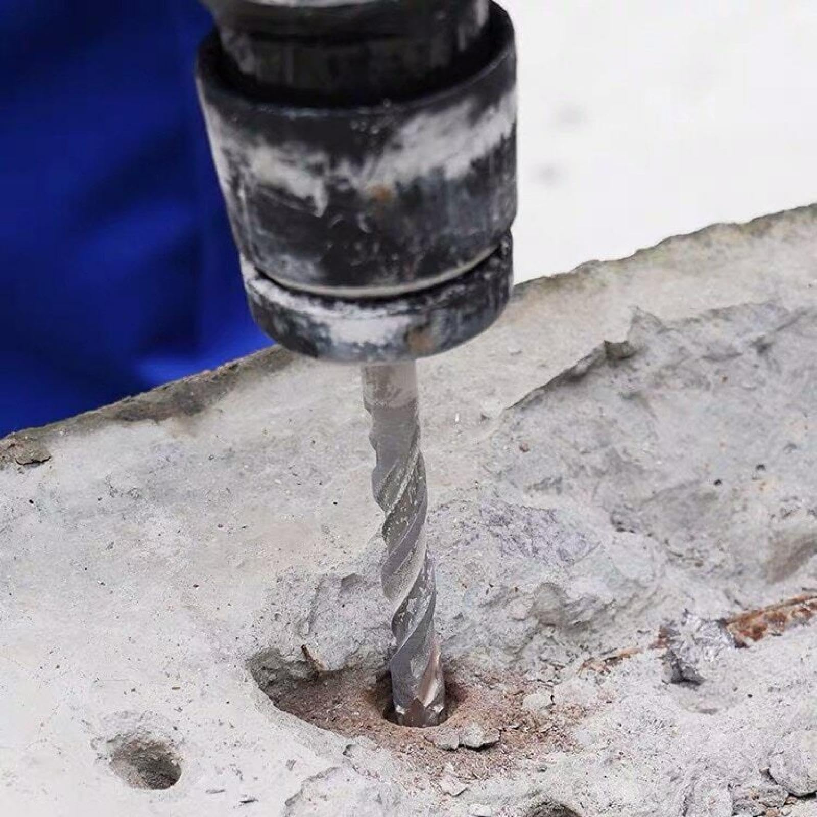 1 szt. SDS Plus 5-16 mm głowica krzyżowa do betonu podwójny młotek świdrowy 160 mm ceglany blok ścienny elektryczny młot murarski (160 mm x 6 szt.)