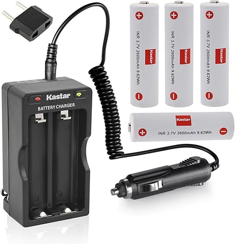 Vista 9 de Kastar Paquete de 3 baterías + cargador de CA para automóvil compatible con Zhiyun CRANE V1 CRANE 2, CRANE 2S, CRANE 3S, CRANE 3S Pro, CRANE 3SE