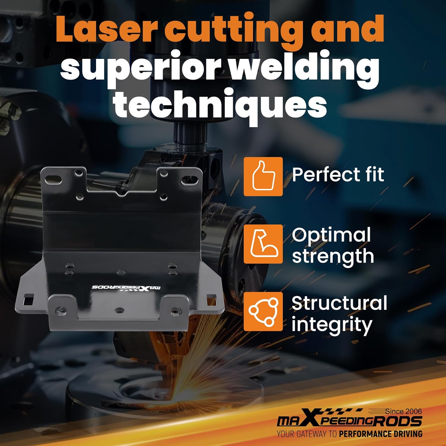 maXpeedingrods Winch Mount Kit for Yamaha Grizzly 700 2016-2024, for Winch Mounting Plate for Kodiak 700 2016 2017 2018 2019 2020 2021 2022 2023 2024