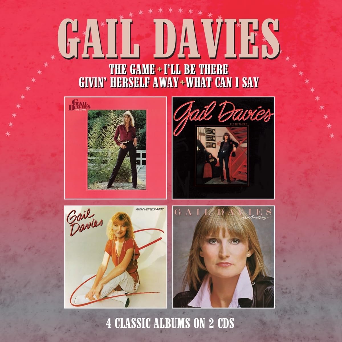 THE GAME/I'LL BE THERE/GIVIN' HERSELF AWAY/WHAT CAN I SAY - FOUR ALBUMS ON TWO CDS