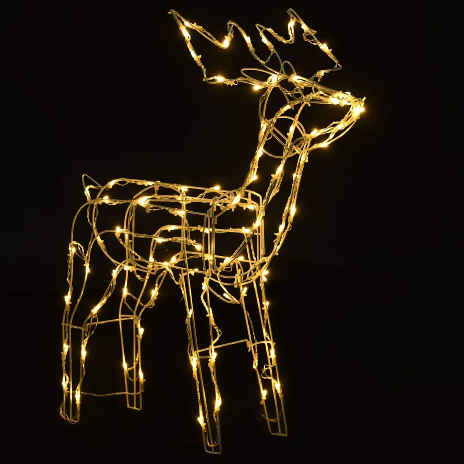3-TLG. Weihnachtsbeleuchtung Rentiere 229, Rentier Weihnachtsdeko, Rentier Beleuchtet Aussen, Outdoor Weihnachtsdeko, Weihnachtsbeleuchtung Aussen Rentier,