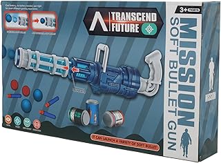 A Premium Quality Foam Gun and Core + Gun Set, Safe and Fun Toy for Kids, Ideal for Blasting Foam Targets - Multi Color