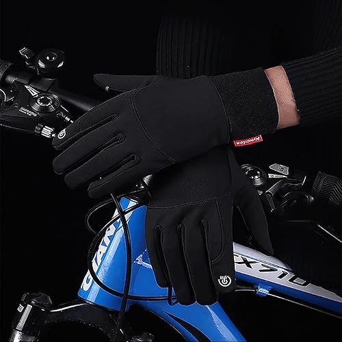 Miniatura 2 de Guantes térmicos de invierno con dedos antideslizantes para pantalla táctil para deportes al aire libre