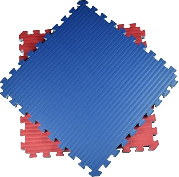 Greatmats Home MMA BJJ Interlocking Puzzle Tile Mats for Grappling Jiu Jitsu Dojo Judo Contact Sports Mat Floor Flooring, 2x2 Ft x 1.5 Inch, 10 Pack