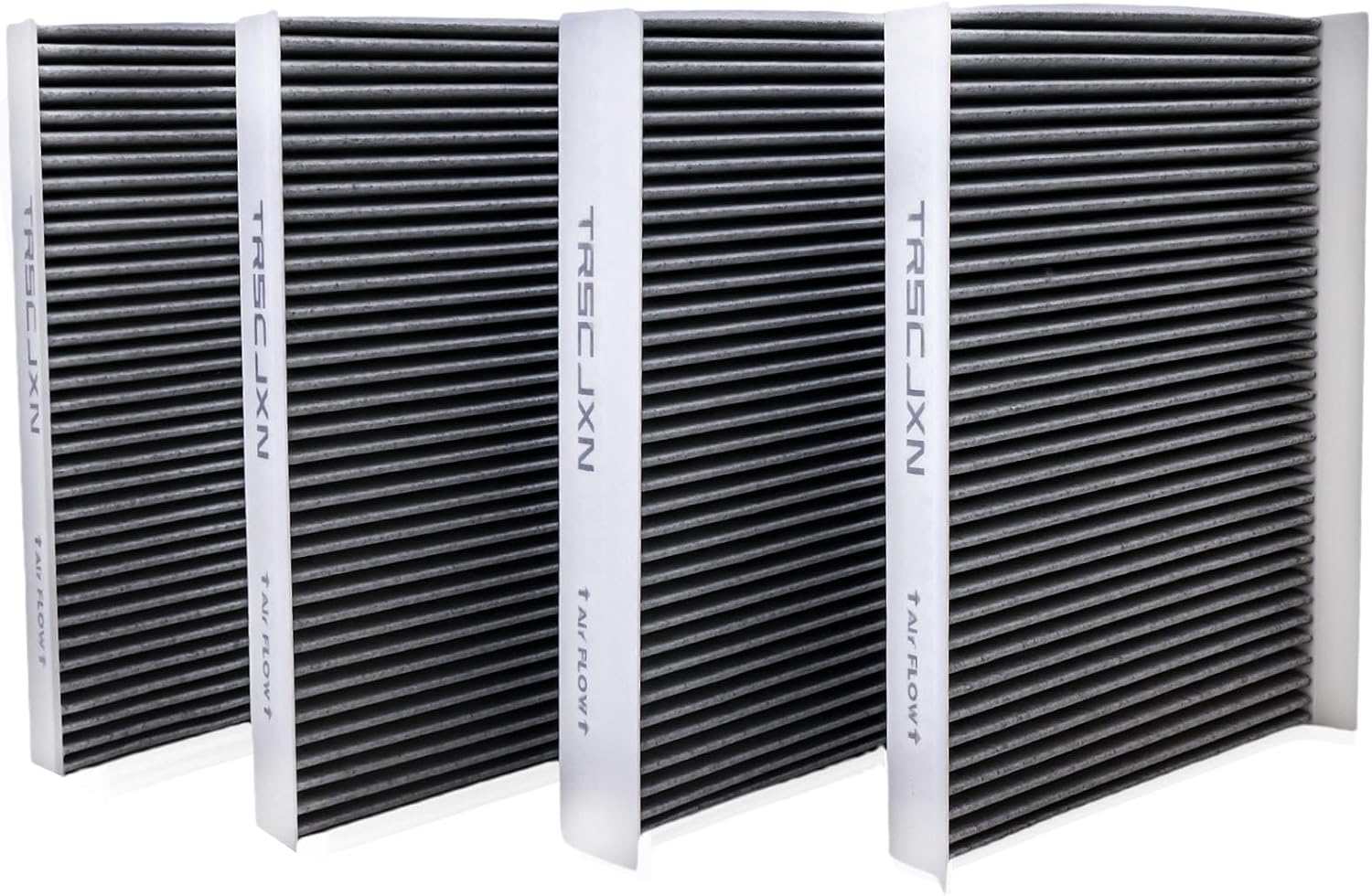 P606555 Cabin Air Filter with Activated Carbon Compatible with Volvo Truck VN 430 630 670 730 780 VNL 300 430 630 670 760 860 Replace#20435801,PA4681,AF26405,PA10187,49084(Set of 4)