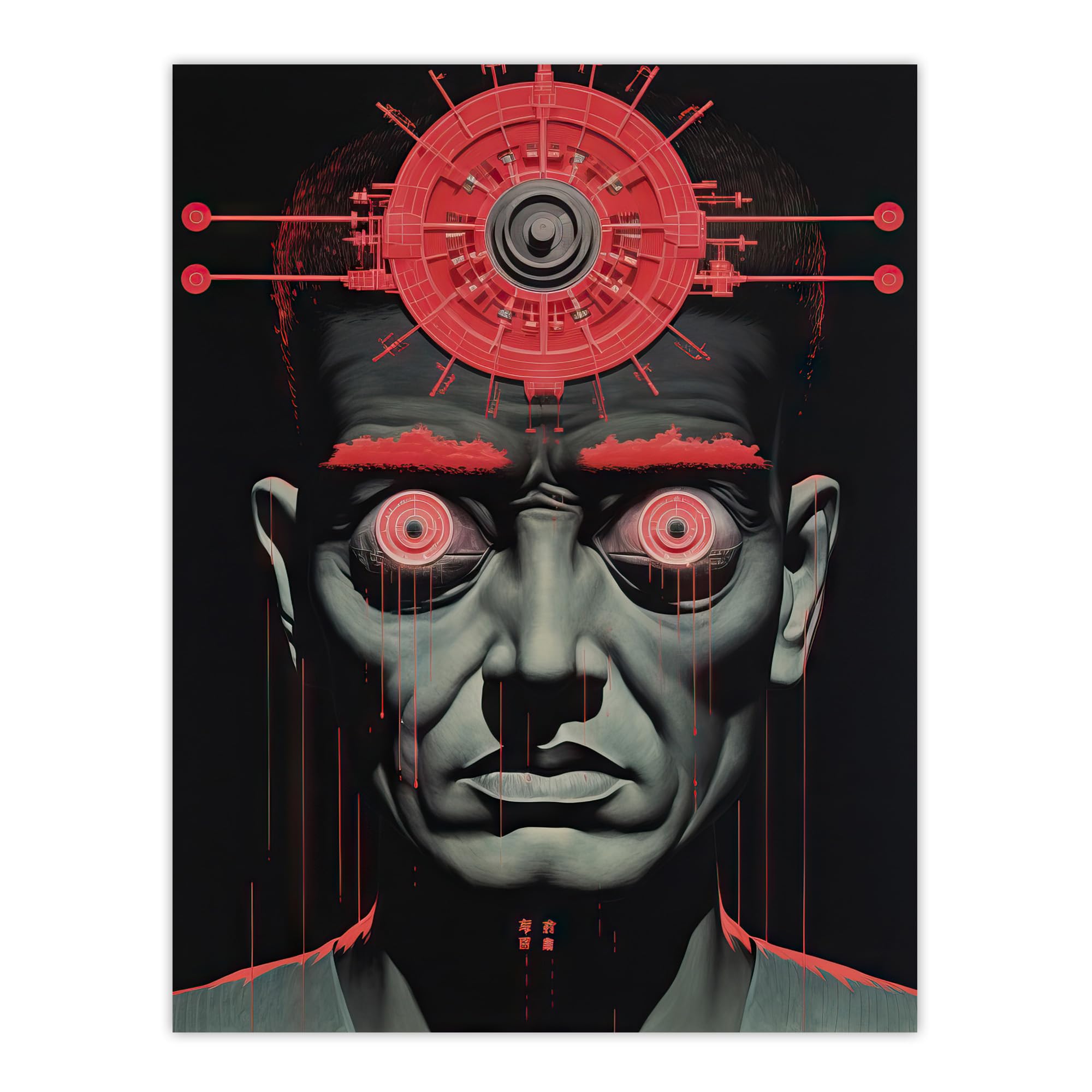 Artery8 George Orwell 1984 Big Brother Is Watching You Art Poster Print 18x24 Inch