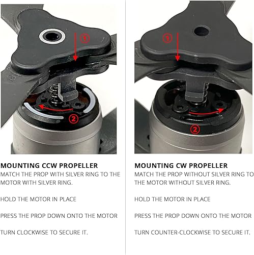 Miniatura 5 de DJI Mavic 2 Pro Propellers 874X 3 aspas de bajo ruido plegable de liberación rápida, accesorios de repuesto para dron Mavic 2 Pro y Zoom (4 piezas -