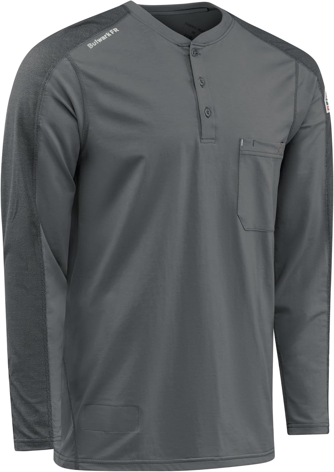 Bulwark FR Men's Flame Resistant Flex Knit Henley - Image 6