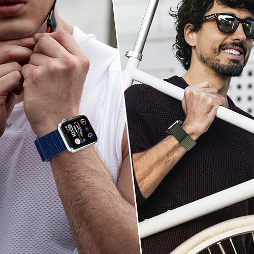 Miniatura 6 de Paquete de 6 correas deportivas compatibles con Apple Watch de 1.496 in 1.575 in 1.614 in 1.654 in 1.732 in 1.772 in 1.811 in 1.929 in para iWatch