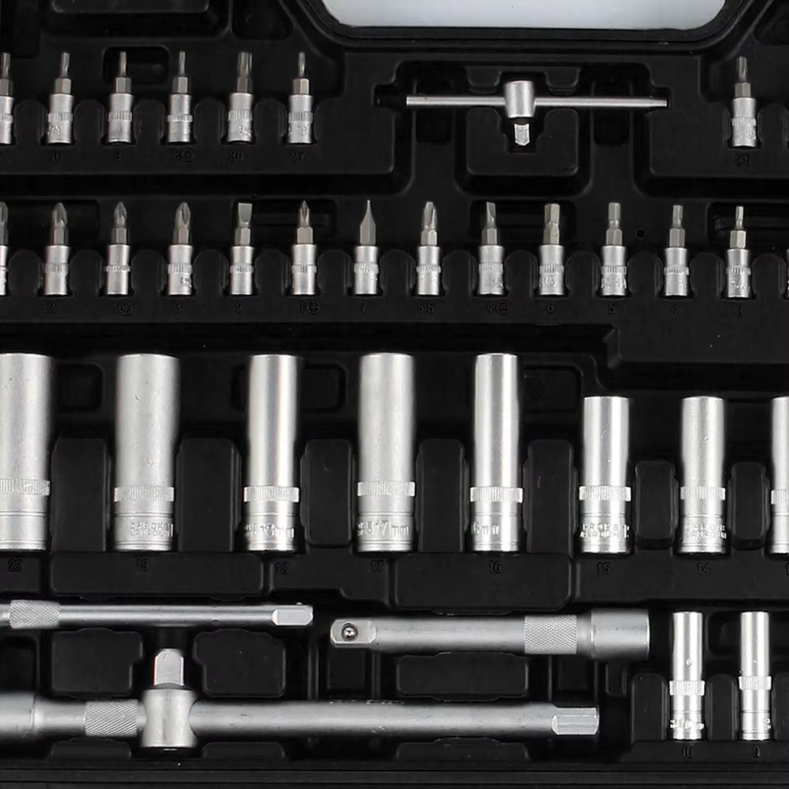 Set attrezzi da meccanico 171 Pz Set Di Chiavi A Bussola Strumento Di Riparazione Auto Chiave A Cricchetto Chiave 1/4 3/8 1/2 Chiave A Cricchetto Punte Per Cacciavite Strumento Mano