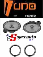 Kit Altoparlanti Auto HERTZ LINEA UNO K165 - Sistema 2 Vie 165 Mm + Supporti, Compatibile BMW Serie 3 E46