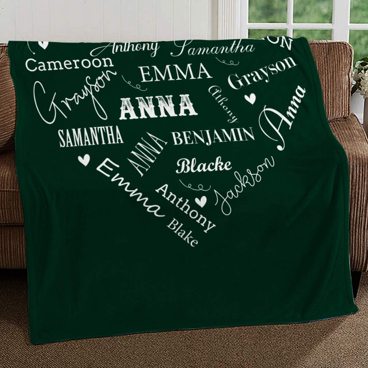 Personalized Name Blanket - Custom With Name For Baby, Kids, Adults - Ultra Soft Sherpa Fleece - View #3