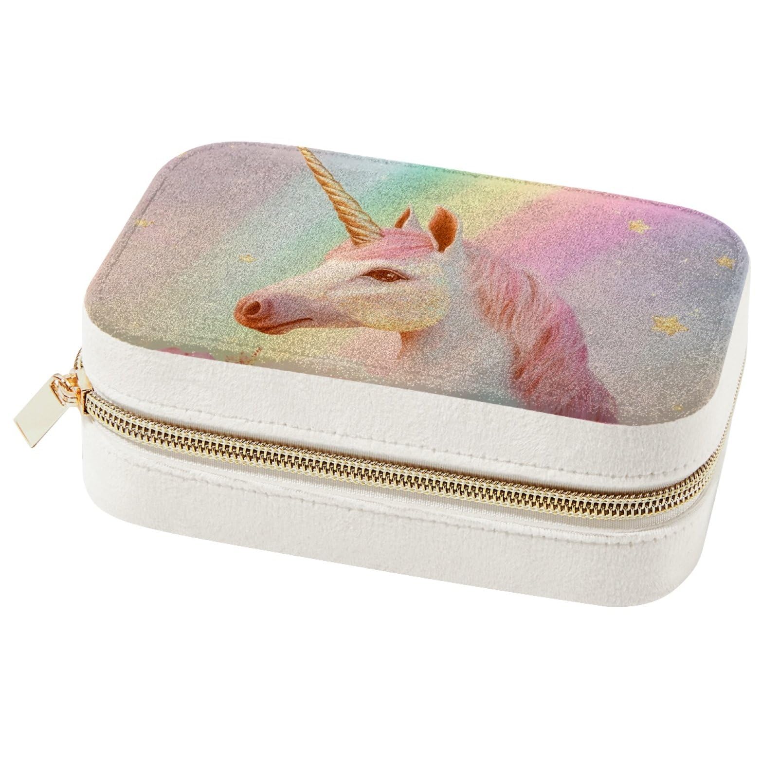 Boîte à bijoux licorne rose, cadeau de demoiselle d'honneur unique