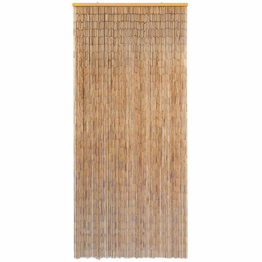ShGaxin Rideau en bambou pour porte contre les insectes, rideaux de portes extérieures, rideaux anti-mouches, rideau anti-mouches, 90 x 220 cm