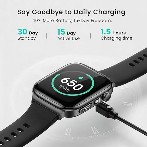 Miniatura 7 de Reloj inteligente de salud para mujeres y hombres – 2.04 pulgadas AMOLED reloj de seguimiento de actividad física con frecuencia cardíaca 24/7,