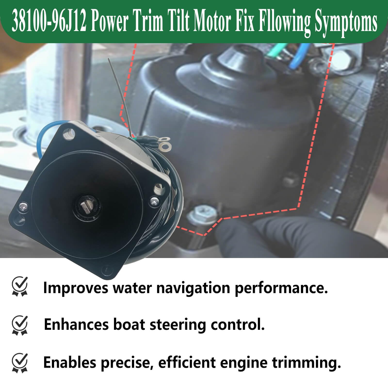 Amazon.com: Power Tilt Trim Motor for Suzuki Outboard DF150 DF175
