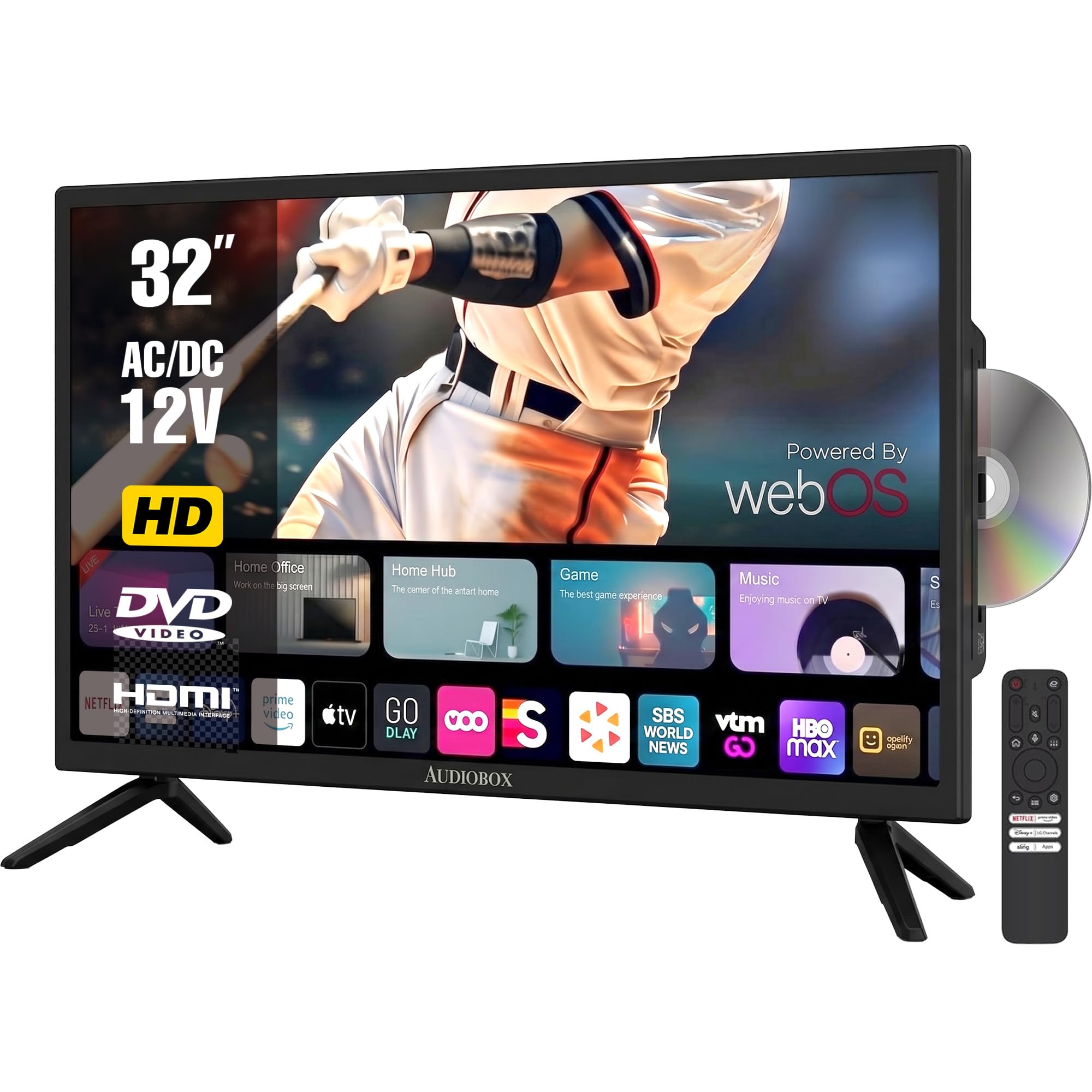Audiobox Smart TV 24 with DVD