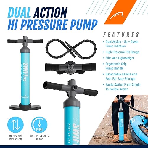 Miniatura 6 de Bluefin Scout - Kayak inflable para 1 persona, alternativa inflable de canoa