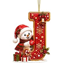 Noel A ac  Dekorasyonu - Ki iselle tirilmi  Akrilik Harf S s  J