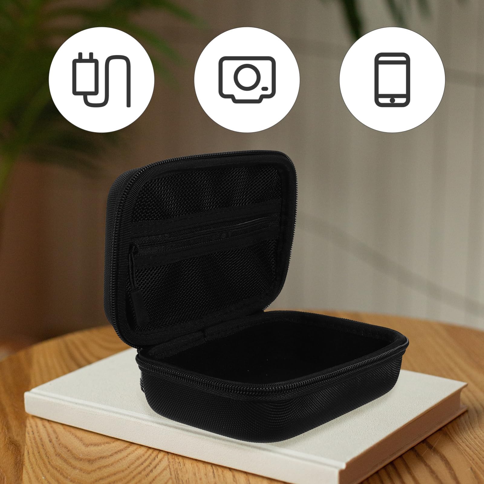 Angoily Borsa Fotografica Da Viaggio Piccola Custodia Per Fotocamera Borsa Portatile Leggera Con Cerniera Per Fotocamera