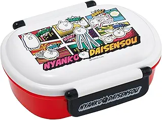 スケーター(Skater) 子供用 弁当箱 ふわっと盛れる ランチボックス 1段 360ml 日本製 食洗機対応 レンジ対応 にゃんこ大戦争 26 男の子 女の子 QAF2BA-A
