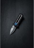 Vista 3 de Kershaw Kapsule EDC Pocket Knife, 1.9" Spear Point Blade, Manual Opening, Sliding Button Lock,Black