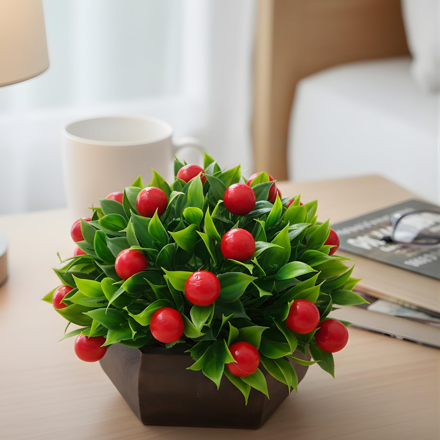 Artificial Bamboo Leaf Plant - Elegant Home Decor -12 Artificial Bamboo Leaf Plant - Elegant Home Decor -12