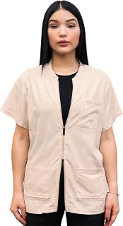 Barber Strong The Women's Barber Jacket, Hair Repellent, Vented Side Panels, 2-Way Zipper, Moisture Wicking