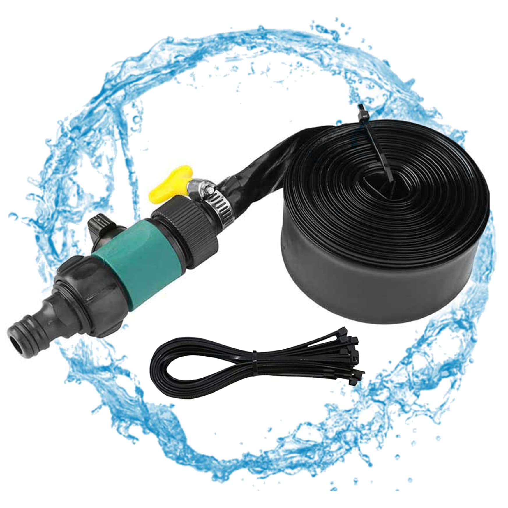 KUYYFDS Trampoline Sprinklers Garden Trampoline Water Sprinkler Outdoor Water Toys Trampoline Sprinkler for Kids Backyard Water Park Center Fun Summer Water Games Yard 10m