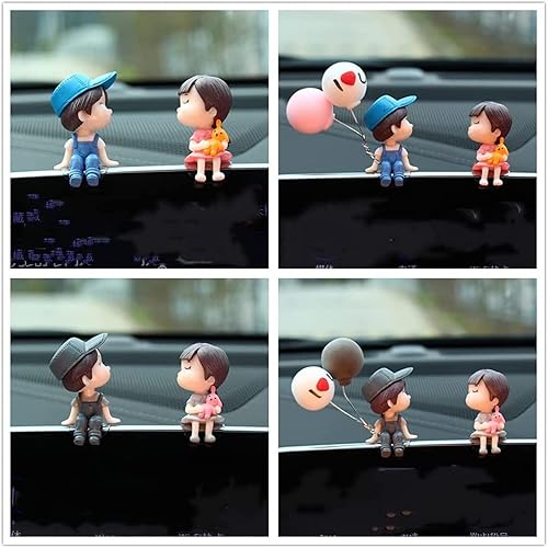 Bonito adorno para el interior del coche para parejas bonitos adornos para parejas accesorios para coche decoración de coche acción para parejas de