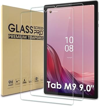 WD&CD 2 Pack Screen Protector Compatible with Lenovo Tab M9 9" TB-310FU, Case Friendly Tempered Glass for Lenovo Tab M9 9inchAnti Scratch Anti BubbleHigh Definition