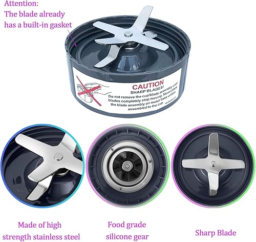 Miniatura 3 de ACTUALIZACIÓN Piezas de repuesto para licuadora NutriBullet 600w 900w Blender