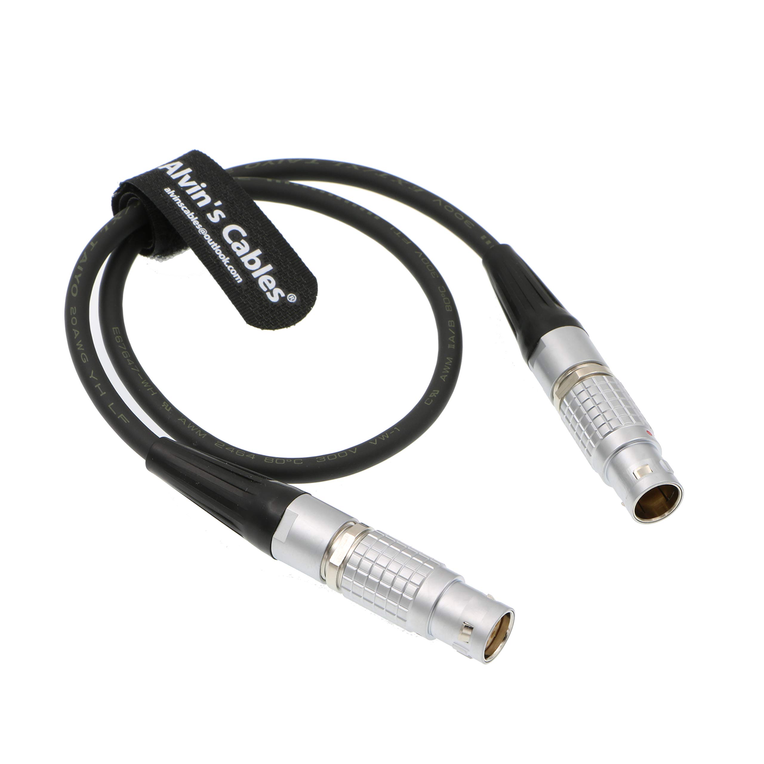 Alvin's Cables 3-pinowe męskie CAM PWR do 2-pinowe żeńskie Alexa 24 V stabilizacja Tiffen Ultra 2C Steadicam M1 kabel