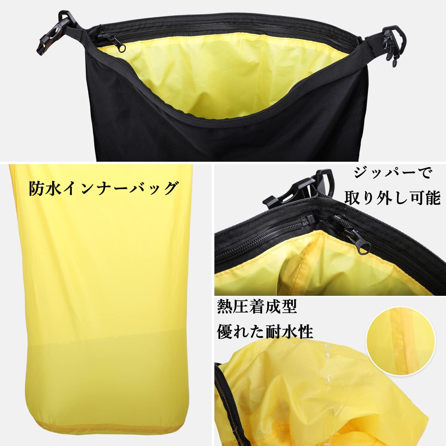 Person wearing the Rhinowalk 20L seat bag as a backpack.